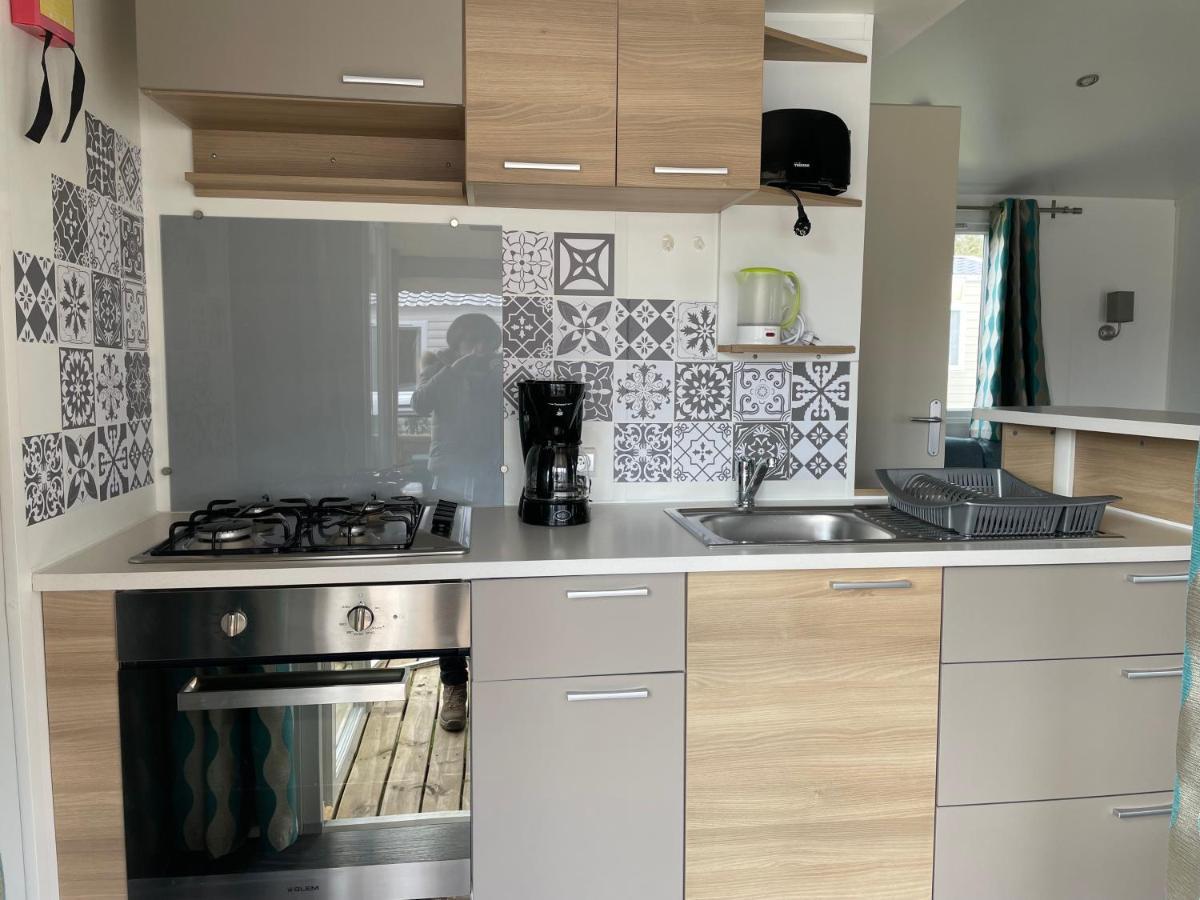 Mobil Home Tout Confort 6 Personnes Avec Wifi อังแซ็ง ภายนอก รูปภาพ